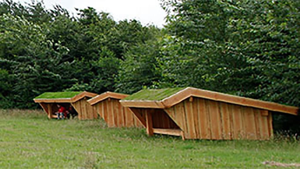 Shelters in Vorbasse - Shelter panorama