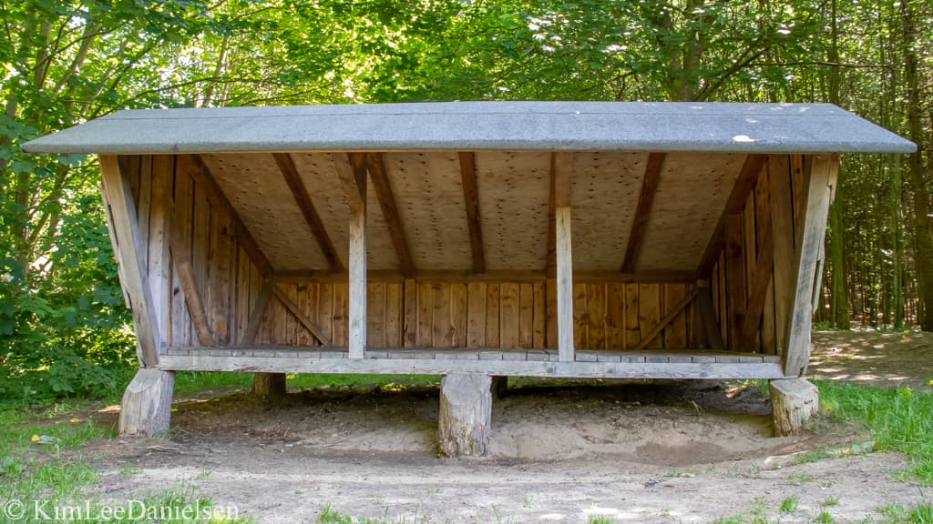 Shelter at Bergs Plads - close to Haderslev Wildpark