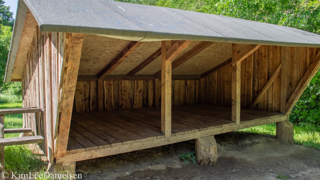 Shelter at Bergs Plads - close to Haderslev Wildpark