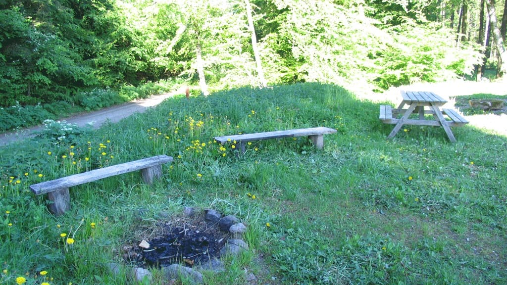 The bonfire place Klodholm