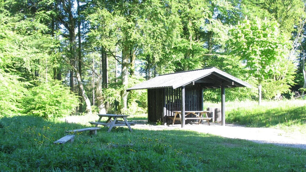 The bonfire place Klodholm