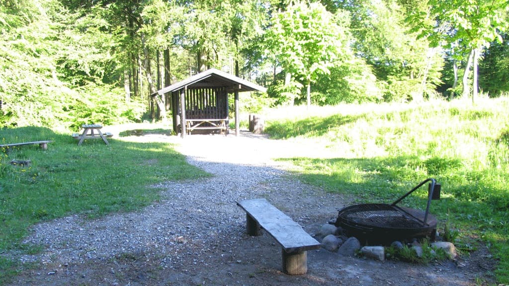 The bonfire place Klodholm