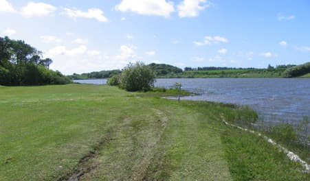 Angling in Hornum Lake
