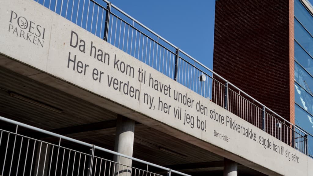 The Poetry Park in Frederikshavn