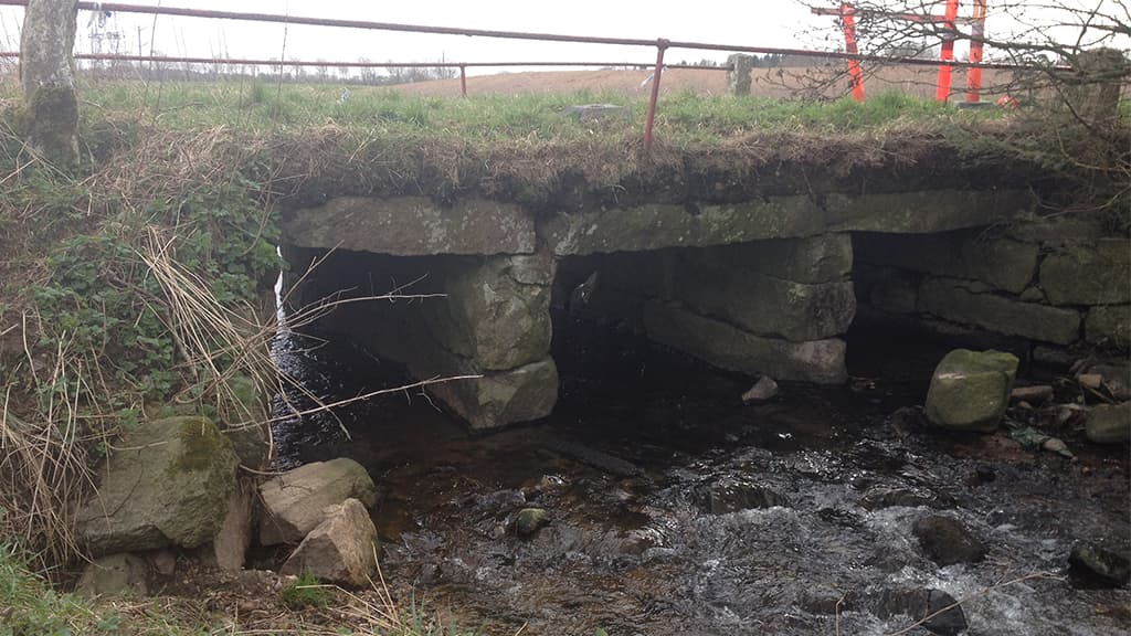 Old stone bridge at Skodborg
