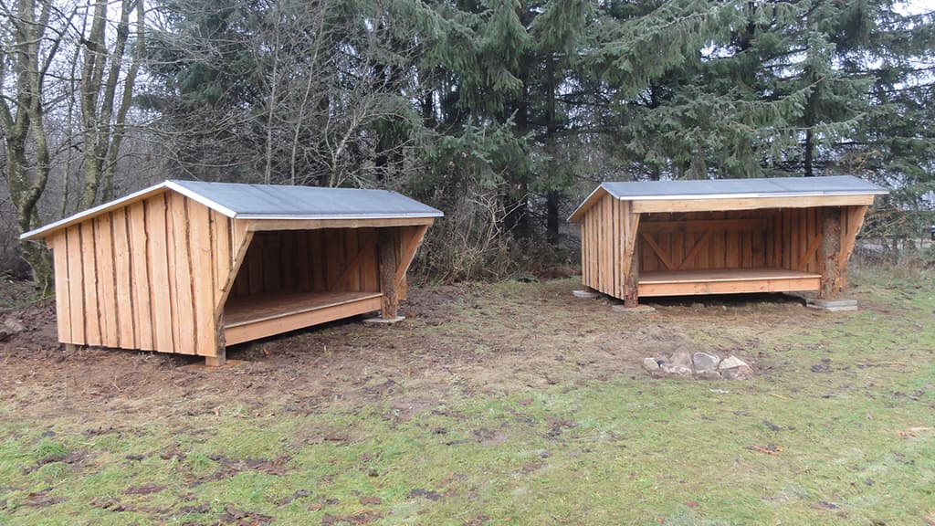 Campsite at Klebæk, Bække