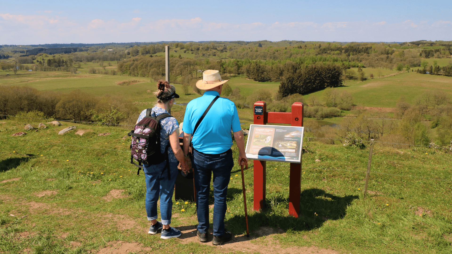 The nature area at Vejle and Egtved River Valleys
