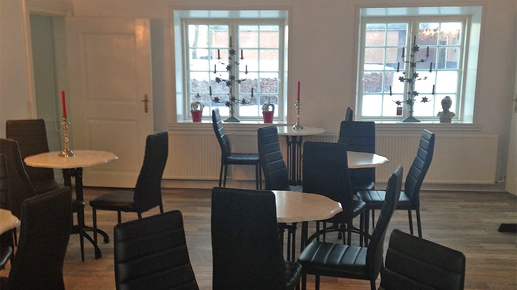 The café at Haughus Manor