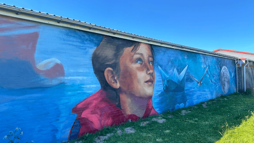 Mural by the Rundetårn Løgstør