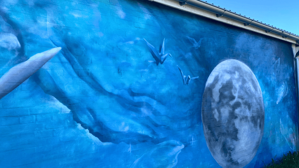 Mural by the Rundetårn Løgstør