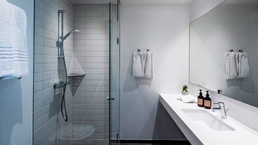 Bathroom at Peak12 Hotel