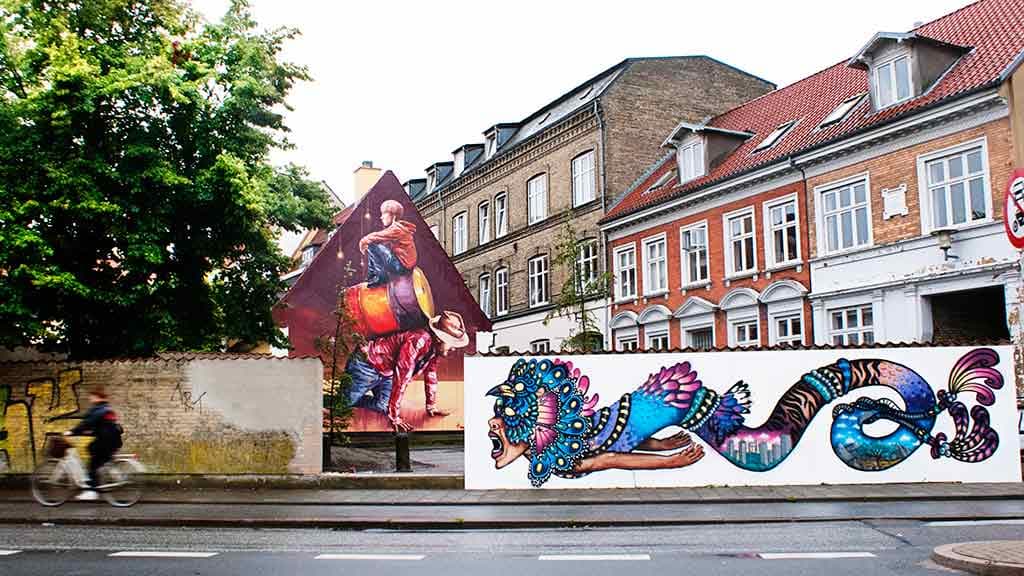 Street art - Fintan Magee - Sankt Hans Gade 4