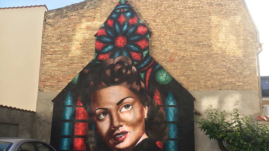 Street art - BURNON - Jernbanegade 19