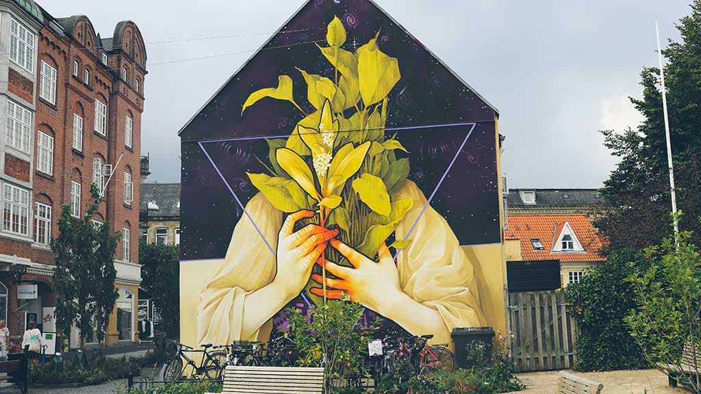Street art "Out in the Open" - INTI - Nørregade 31