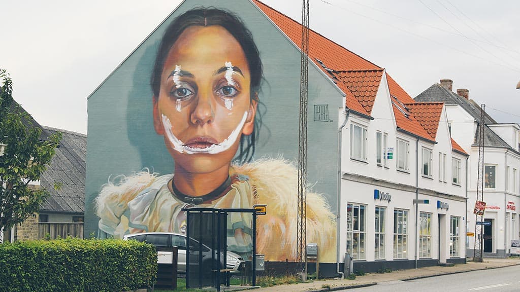 Street art "Out in the Open" - Case Maclaim - Hadsundvej 59