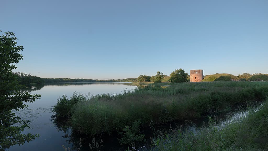 The ruins of Hald Castle