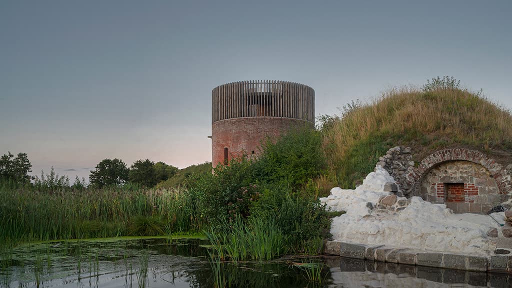 The ruins of Hald Castle