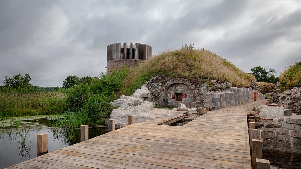 The ruins of Hald Castle