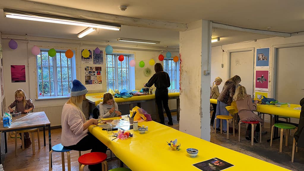 The creative workshop at Viborg Kunsthal
